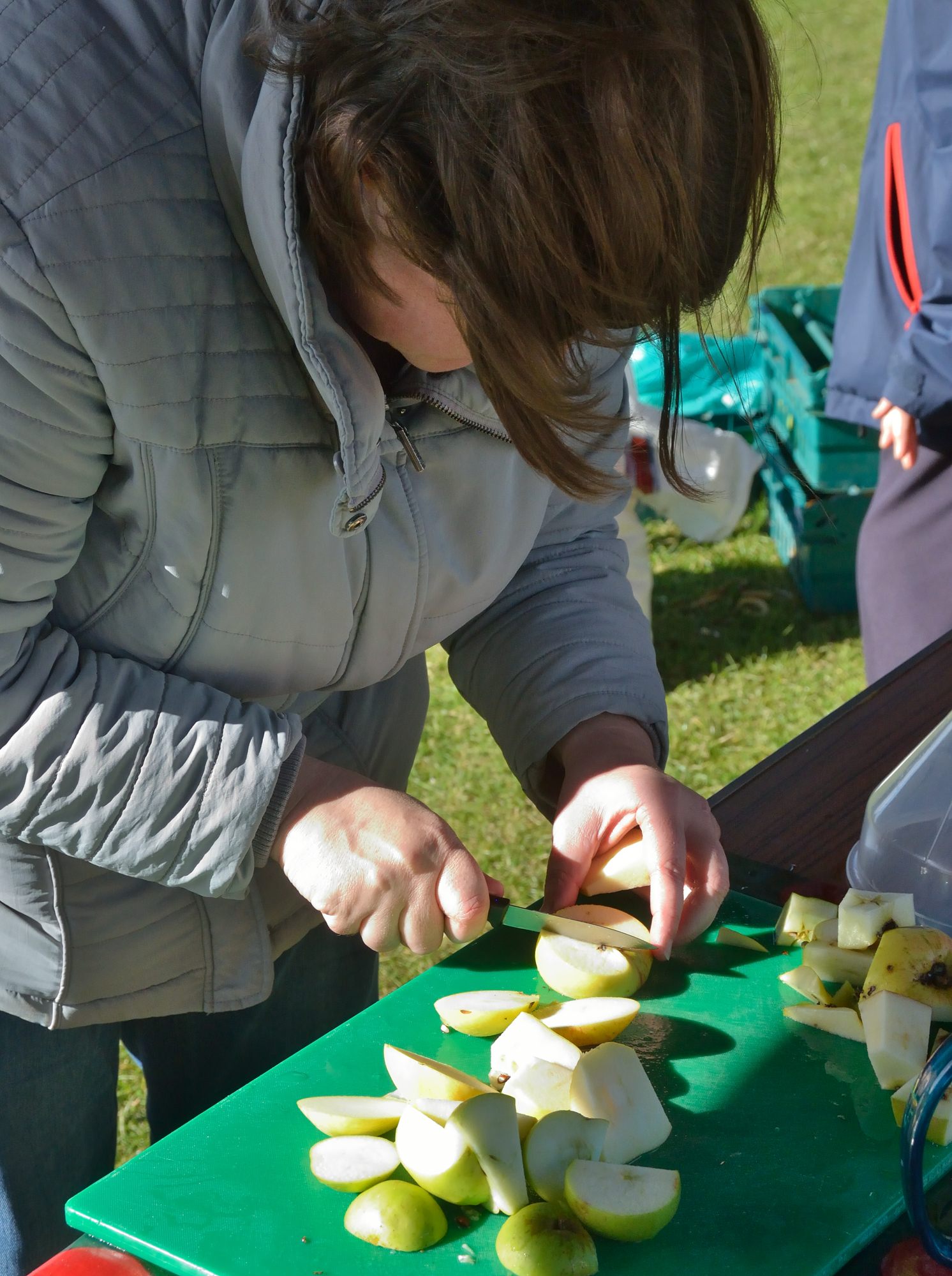 Fun at apple day